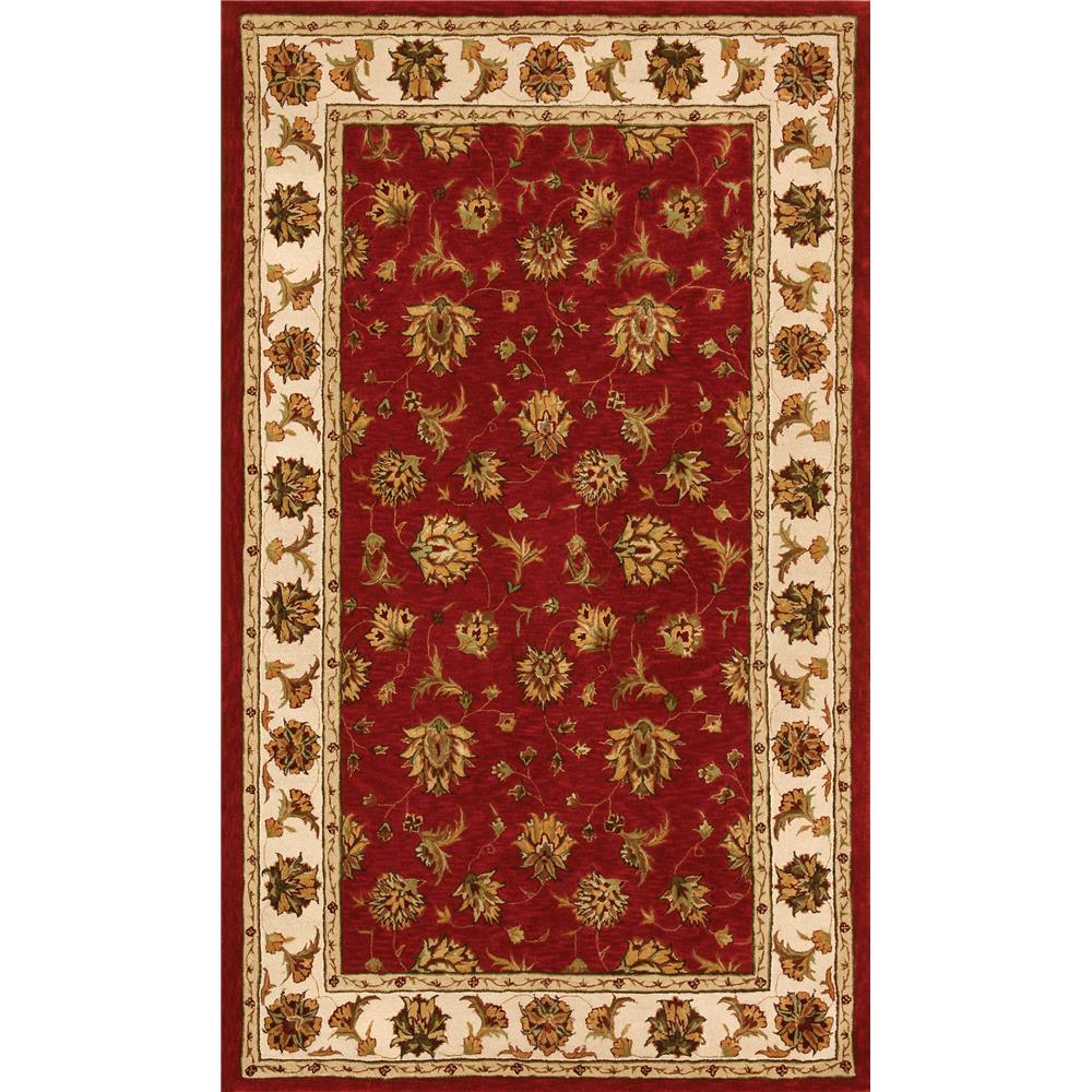 Dynamic Rugs 70231-330 Jewel Collection 5 Ft. 3 In. Round Rug in Red